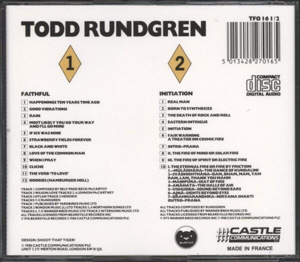 Todd Rundgren-Faithful / Initiation-CD-02