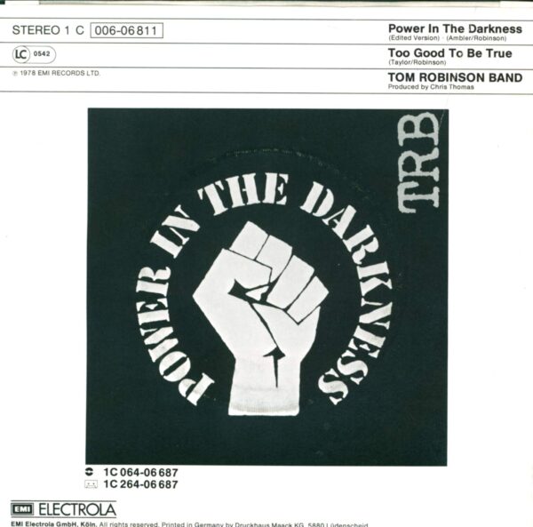 Tom Robinson Band-Power In The Darkness-7" Single (Vinyl)-02