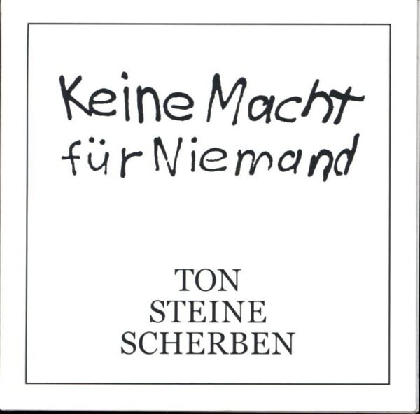 Ton Steine Scherben-Keine Macht Für Niemand-CD