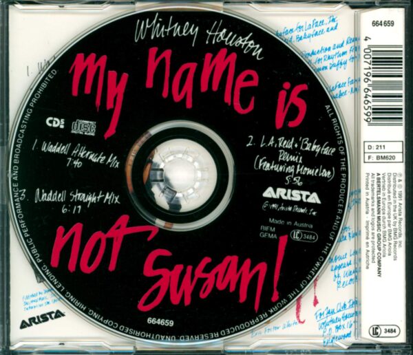 Whitney Houston-My Name Is Not Susan (The Remixes)-CD Single-02