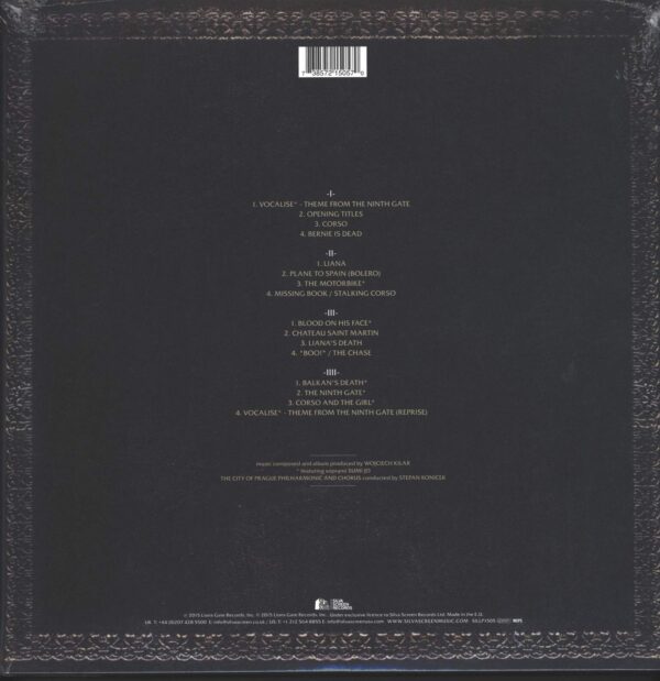 Wojciech Kilar-The Ninth Gate (Original Film Soundtrack)-LP (Vinyl)-02