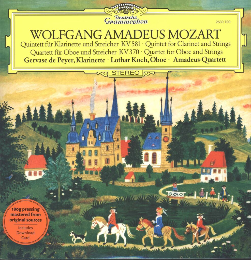 Wolfgang Amadeus Mozart-Quintett Für Klarinette Und Streicher A-Dur KV 581 - Quartett Für Oboe Und Streicher F-Dur KV 370-LP (Vinyl)-01