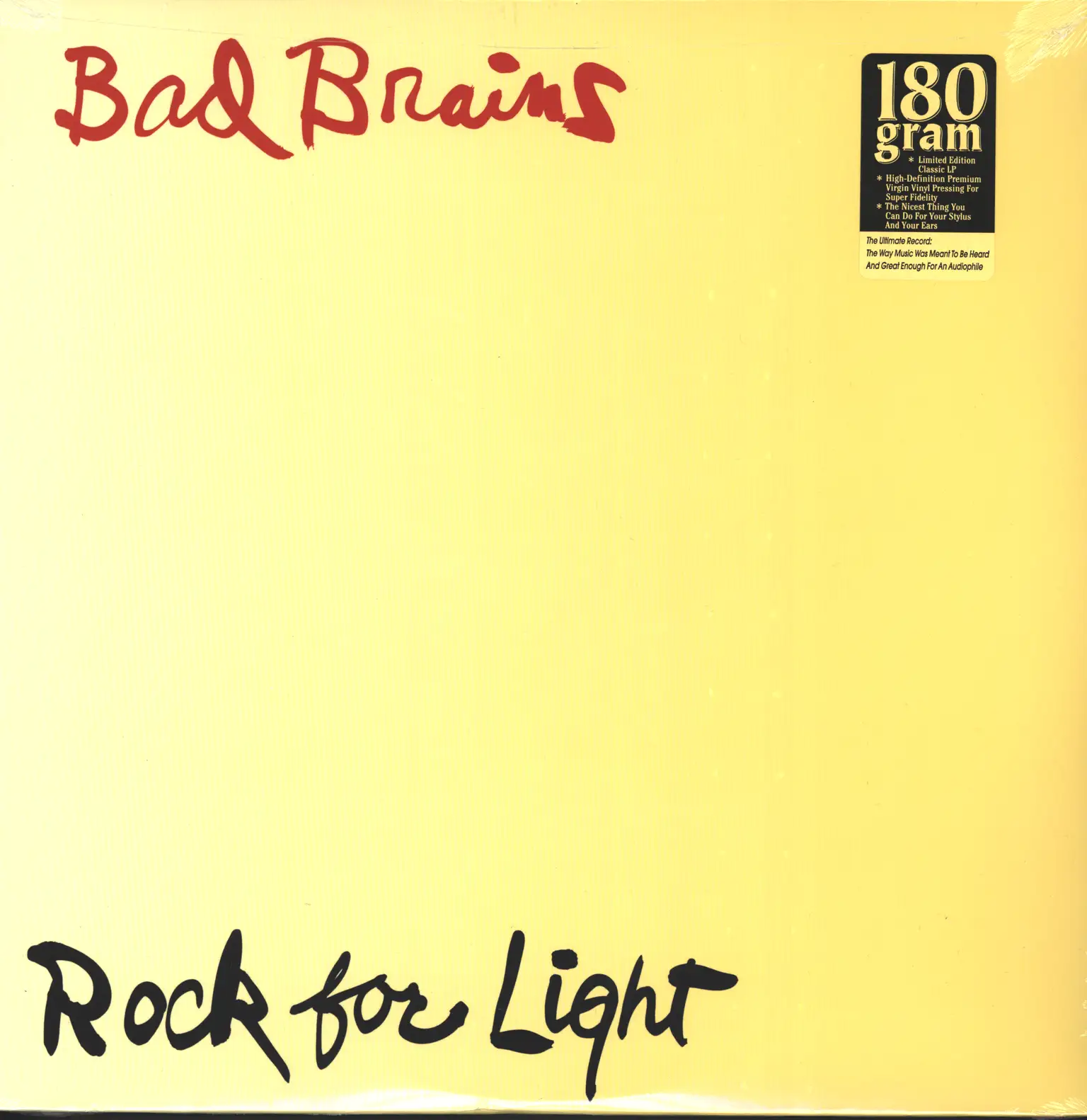 Bad-Brains-Rock-For-Light-LP-Vinyl Bad Brains-Rock For Light-LP (Vinyl)-1