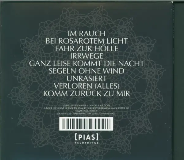 Bohren & Der Club Of Gore-Piano Nights-CD-2