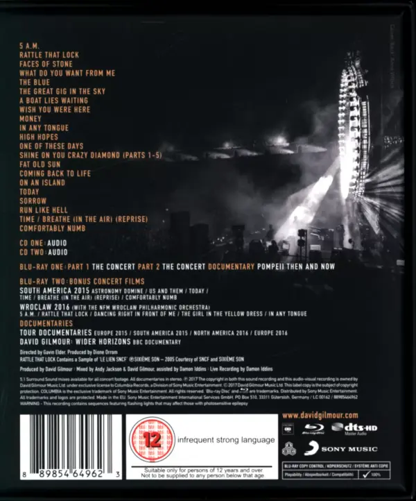 David Gilmour-Live At Pompeii-CD-2