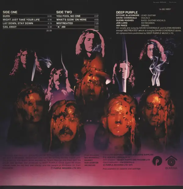Deep Purple-Burn-LP (Vinyl)-2