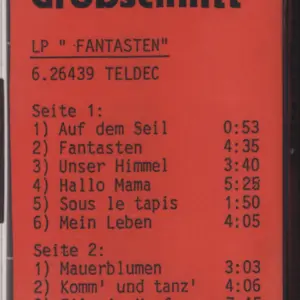 Grobschnitt-Fantasten-Cassette Tape-1