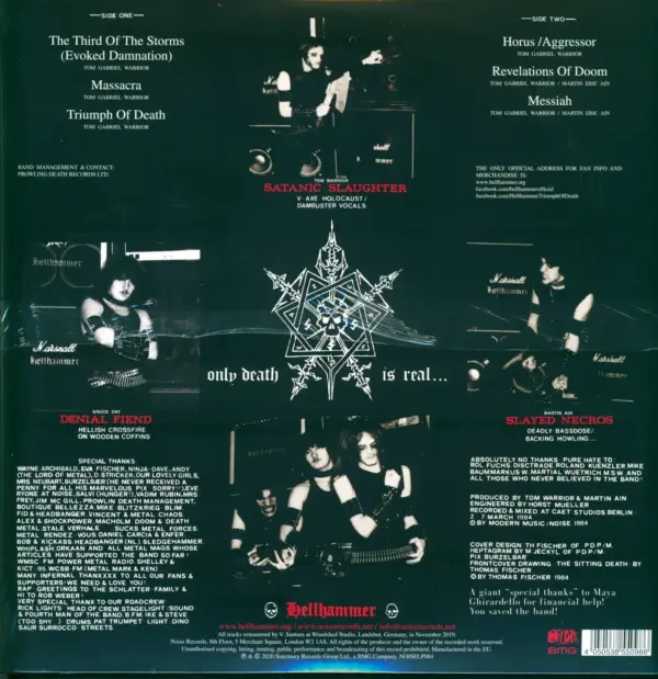 Hellhammer-Apocalyptic Raids-12" Maxi Single (Vinyl)-2