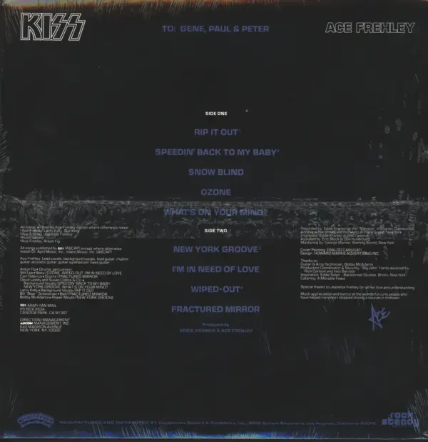 Kiss-Ace Frehley-LP (Vinyl)-2