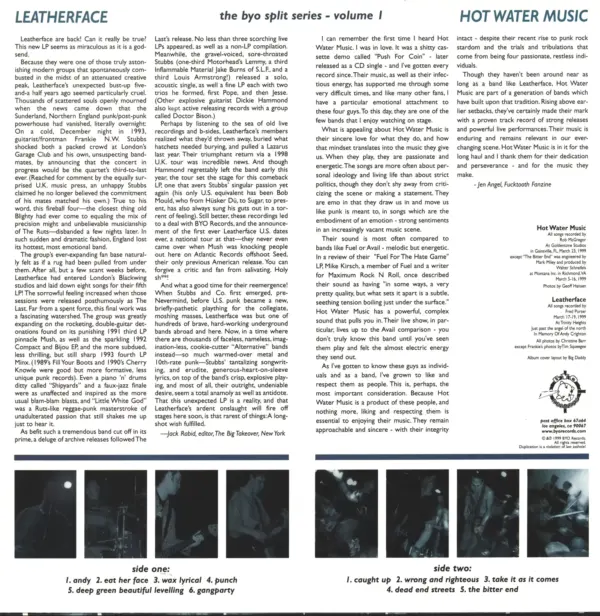 Leatherface-BYO Split Series / Volume I-LP (Vinyl)-2