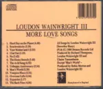 Loudon Wainwright III-More Love Songs-CD-2