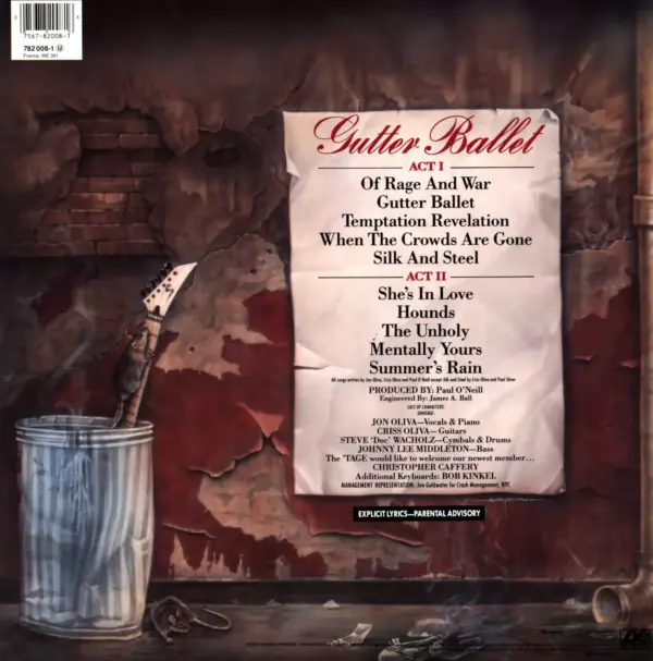 Savatage-Gutter Ballet-LP (Vinyl)-2