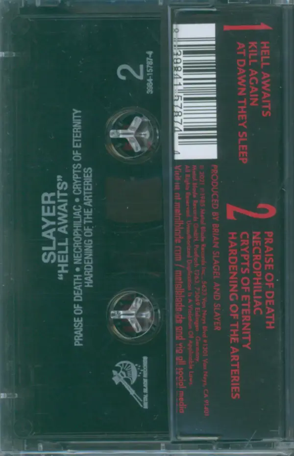 Slayer-Hell Awaits-Cassette Tape-2