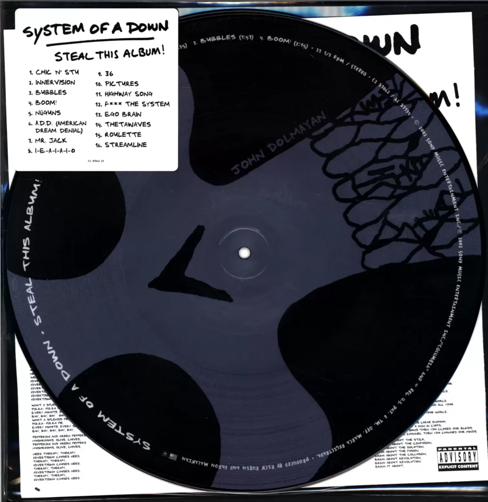 System Of a Down-Steal This Album!-LP (Vinyl)-1