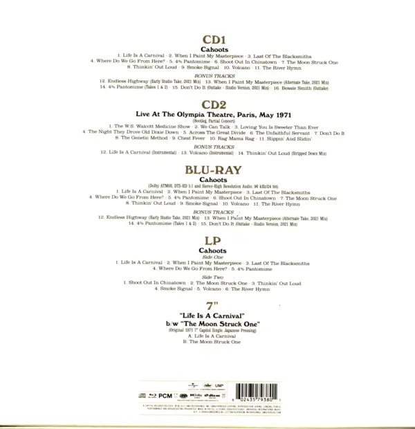 The Band-Cahoots-LP (Vinyl)-2