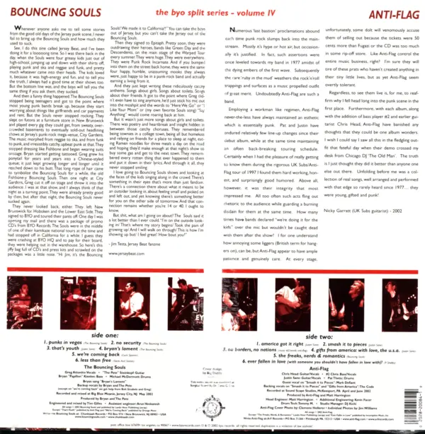 The Bouncing Souls-BYO Split Series / Volume IV-LP (Vinyl)-2