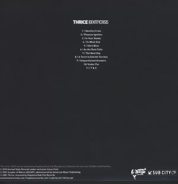 Thrice-Identity Crisis-LP (Vinyl)-2
