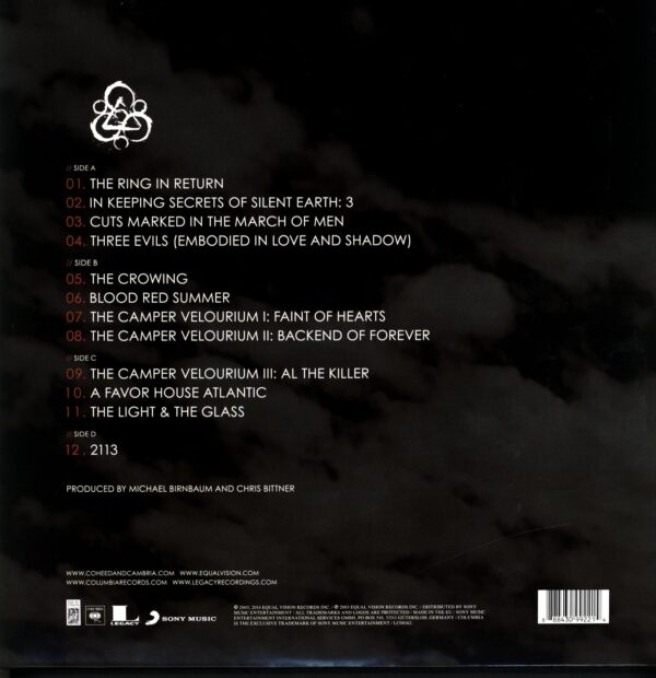 Coheed And Cambria-In Keeping Secrets Of Silent Earth 3-LP Vinyl