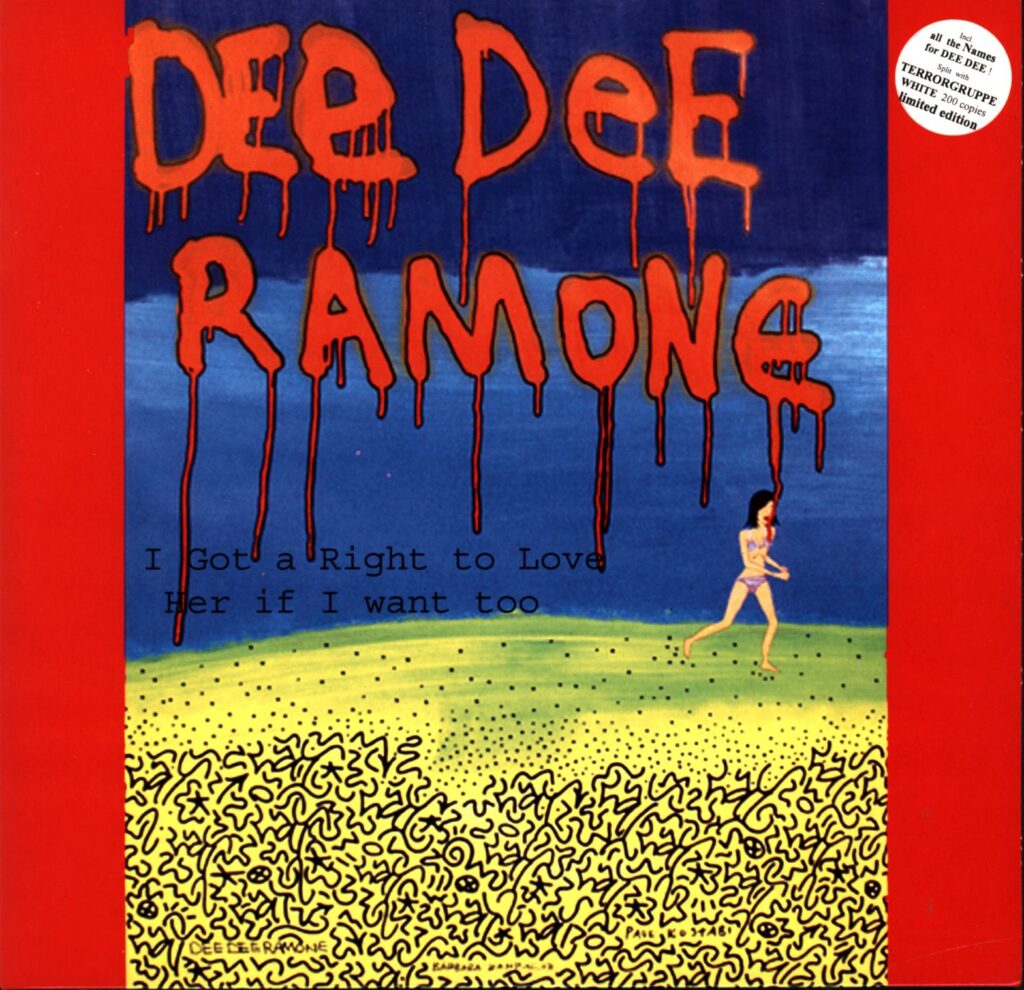 Dee Dee Ramone-Dee Dee Ramone - Terrorgruppe-10 Vinyl