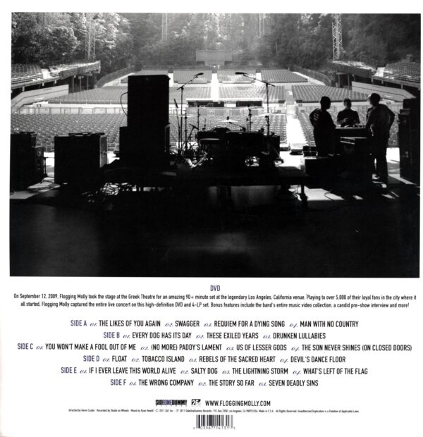 Flogging Molly-Live At The Greek Theatre-LP Vinyl