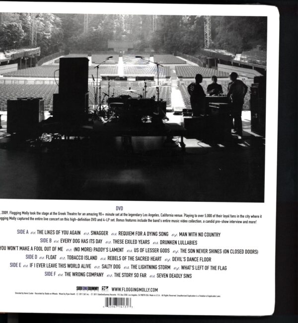 Flogging Molly-Live At The Greek Theatre-LP Vinyl