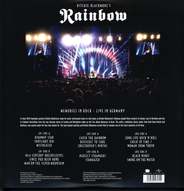 Rainbow-Memories In Rock - Live In Germany-LP Vinyl