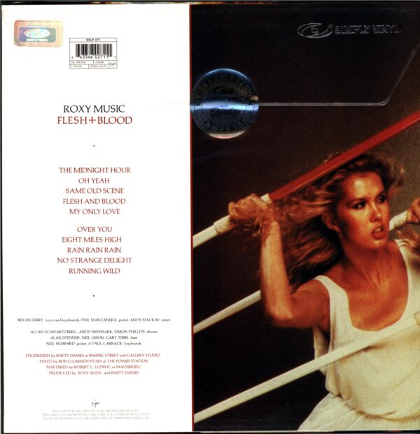 Roxy Music-Flesh + Blood-LP Vinyl
