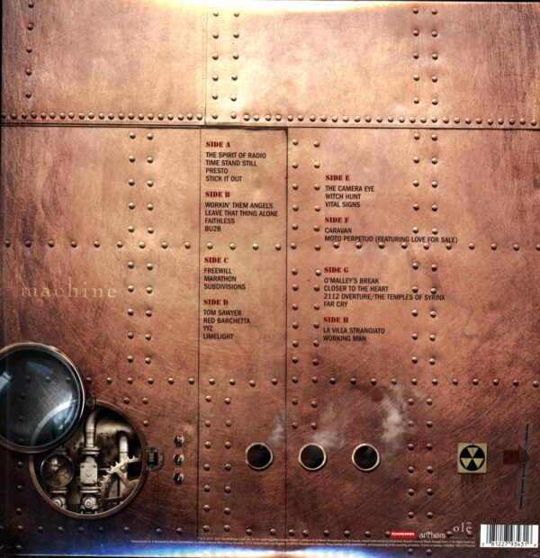 Rush-Time Machine 2011 Live In Cleveland-LP Vinyl