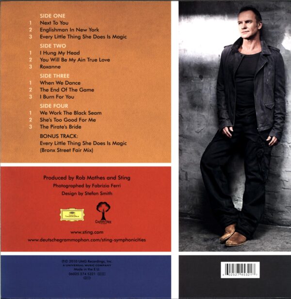 Sting-Symphonicities-LP Vinyl