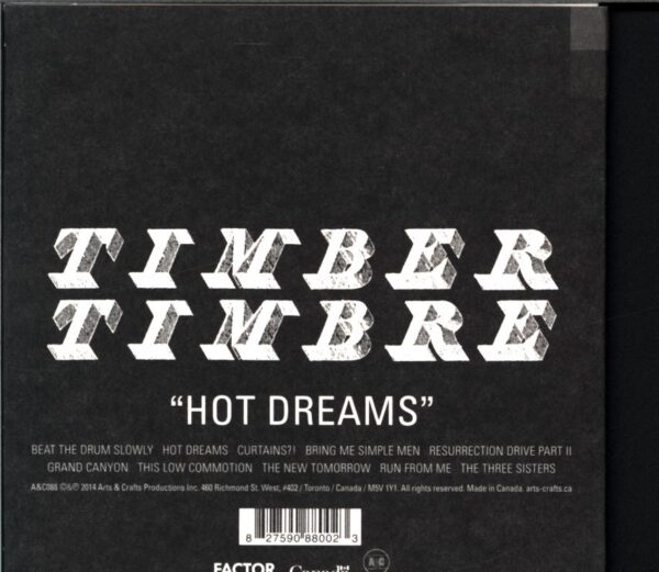 Timber Timbre-Hot Dreams-CD