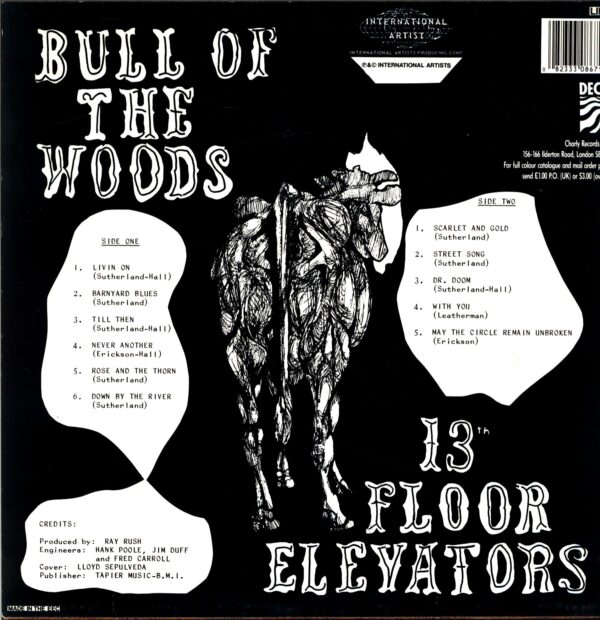 13th Floor Elevators-Bull Of The Woods-LP Vinyl