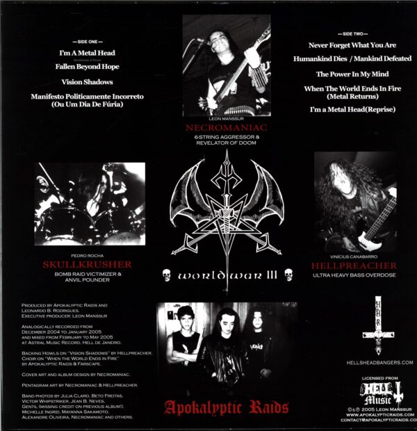 Apokalyptic Raids-The Third Storm - World War III-LP Vinyl