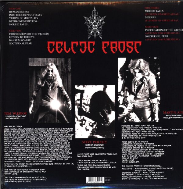 Celtic Frost-Morbid Tales-LP Vinyl