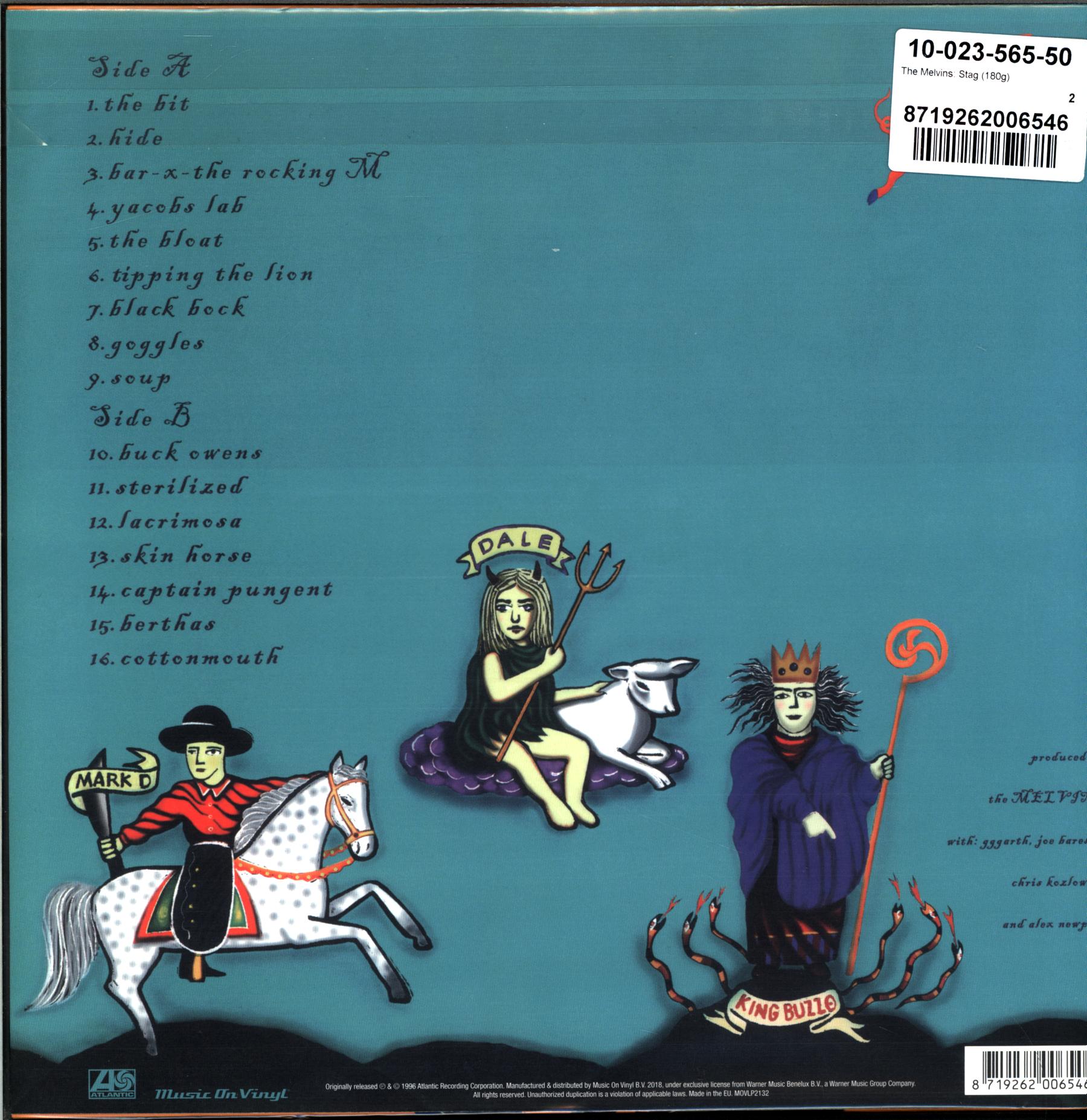 欧LP Melvins Stag MOVLP2132 Music On Vinyl, Atlantic /00260 Melvins-Stag-LP Vinyl - Rockers Records