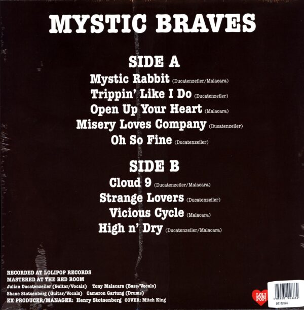 Mystic Braves-Mystic Braves-LP Vinyl