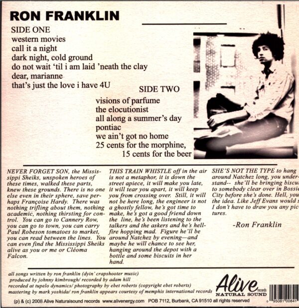 Ron Franklin-Ron Franklin-LP Vinyl