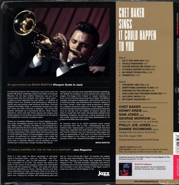 Chet Baker-Chet Baker Sings It Could Happen To You-LP Vinyl