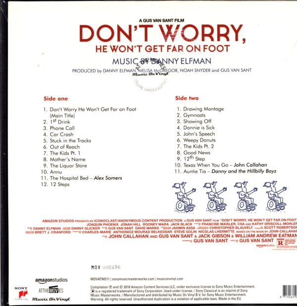 Danny Elfman-Dont Worry He Wont Get Far On Foot (Original Motion Picture Soundtrack)-LP Vinyl