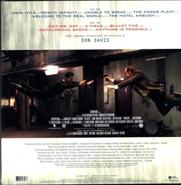 Don Davis-The Matrix (Original Motion Picture Score)-LP Vinyl