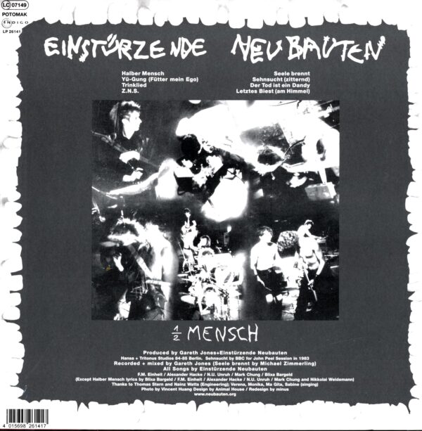 Einstürzende Neubauten-Halber Mensch-RE LP Vinyl