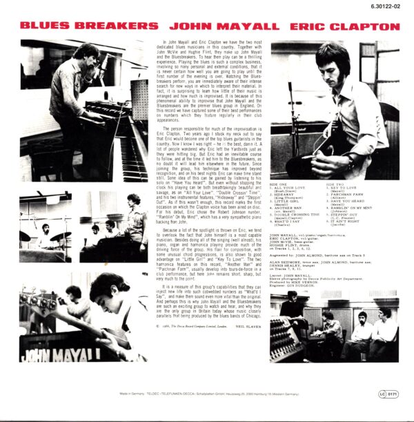 John Mayall-Blues Breakers-LP Vinyl