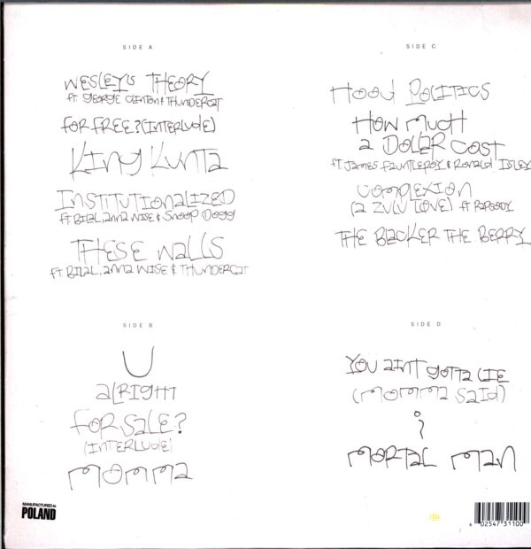 Kendrick Lamar-To Pimp A Butterfly-LP Vinyl