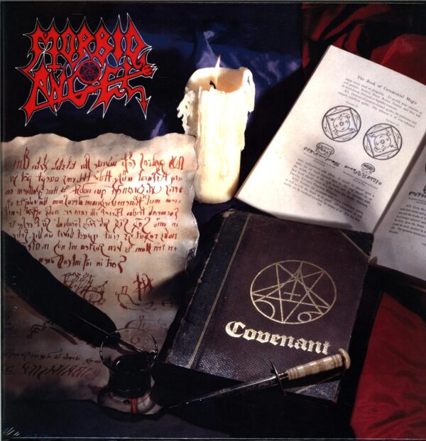 Morbid Angel-Covenant-LP Vinyl-clear black marbled