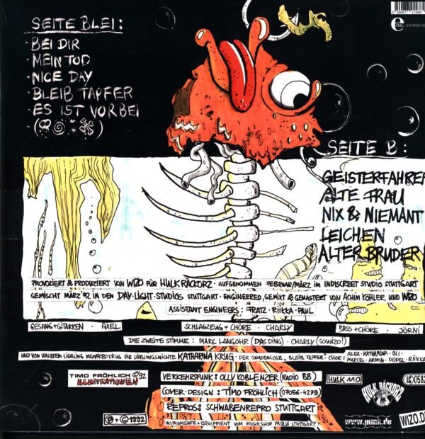 Wizo-Bleib Tapfer-RE blue LP Vinyl