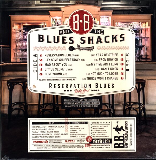 B.B. & The Blues Shacks-Reservation Blues-LP Vinyl