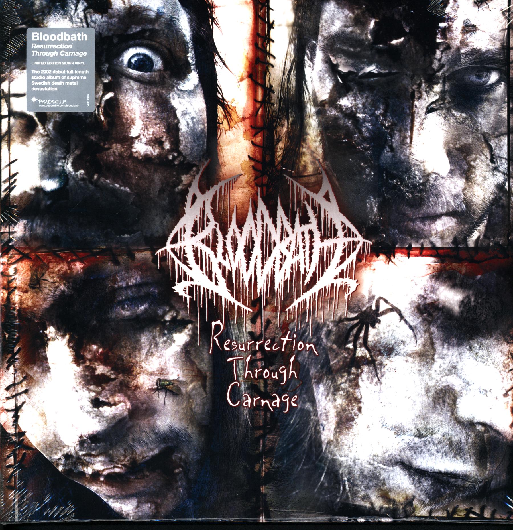Bloodbath-Resurrection Through Carnage-silver LP Vinyl