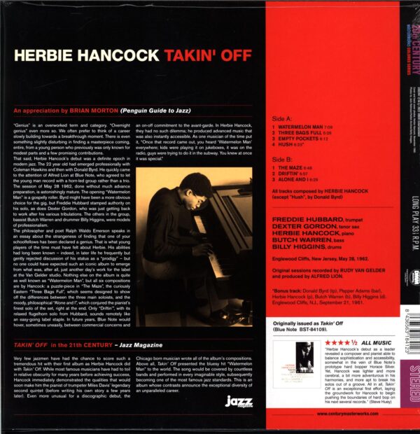 Herbie Hancock-Takin' Off-LP Vinyl
