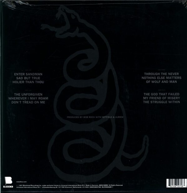 Metallica-Metallica-LP Vinyl