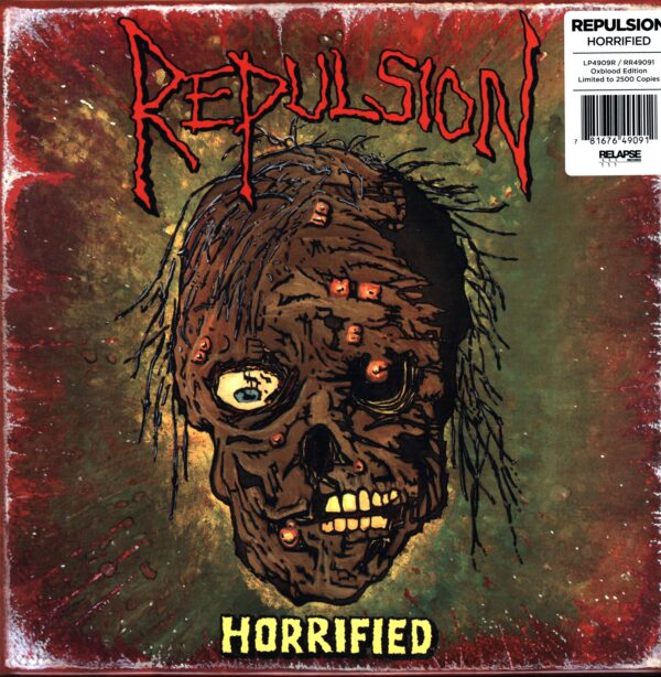 Repulsion-Horrified-oxblood LP Vinyl