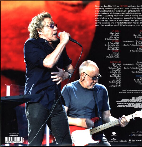 The Who-Live In Hyde Park-LP Vinyl